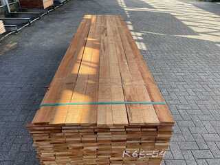 Ca. 100x Guyana Teak Beschoeiingsplanken, 20x100mm, lengte 300cm